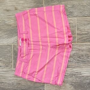 Vineyard Vines Shorts Size 2 Pink Orange Stripes